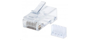 Intellinet konektor RJ45, Cat6, UTP, 15µ, drát, 90 ks v nádobě