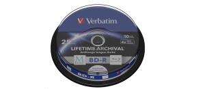 VERBATIM MDisc BD-R(10-pack)Spindle/4x/25GB