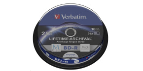 VERBATIM MDisc BD-R(10-pack)Spindle/4x/25GB