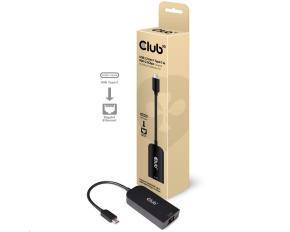 Club3D Adaptér USB 3.2 Gen 1 Typ C na RJ45 2.5Gbps, 24cm