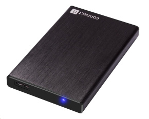 CONNECT IT externí box LITE pro HDD 2,5" SATA, USB 3.0 černý