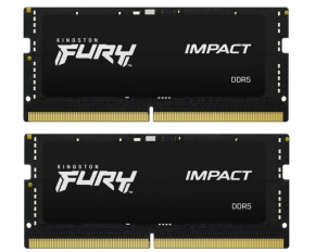 KINGSTON SODIMM DDR5 64GB (Kit of 2) 5600MT/s CL40 FURY Impact PnP