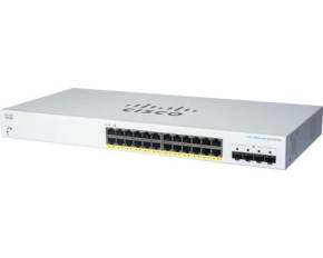 Cisco switch CBS220-24FP-4G (24xGbE,4xSFP,24xPoE+,382W)