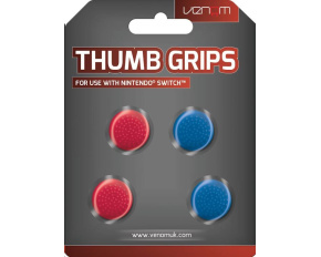 VENOM VS4918 Nintendo Switch Thumb Grips (4x) - Red and Blue