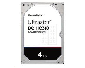 Western Digital Ultrastar® HDD 4TB (HUS726T4TALA6L4) DC HC310 3.5in 26.1MM 256MB 7200RPM SATA 512N SE (GOLD WD 4TB)