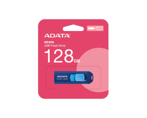 ADATA Flash Disk 128GB UC300, USB-C 3.2, modrá