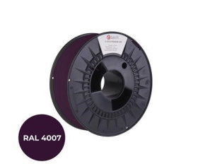 C-TECH Tisková struna (filament) PREMIUM LINE, PLA, purpurová fialková, RAL4007, 1,75mm, 1kg