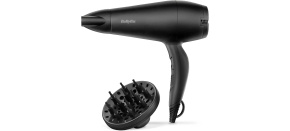 BaByliss D215DE fén na vlasy, 2200 W, 2 teploty a rychlosti, s koncentrátorem, černá