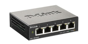 D-Link DGS-1100-05V2 5-port Gigabit Smart Managed switch, fanless