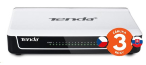 Tenda S16 16-Port Fast Ethernet Switch, 10/100 Mb/s, Desktop