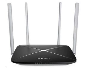 MERCUSYS AC12 WiFi5 router (AC1200, 2,4GHz/5GHz, 3x100Mb/s LAN, 1x100Mb/s WAN)