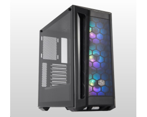 Cooler Master case MasterBox MB511 aRGB, E-ATX, Mid Tower, černá, bez zdroje