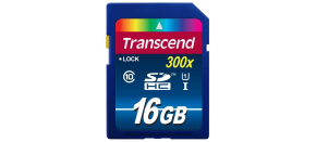 TRANSCEND SDHC karta 16GB Premium, Class 10 UHS-I, 300X (45MB/s)