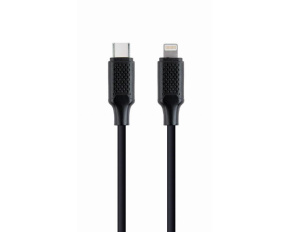 GEMBIRD Kabel USB 2.0 Type-C na Ligtning (CM/8pinM), 1,5m, datový, černá