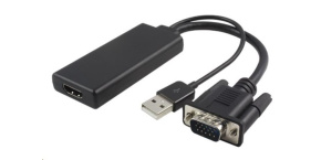 PREMIUMCORD převodník VGA+audio elektronický konvertor na rozhraní HDMI