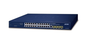 Planet switch GS-4210-24T4S, L2/L4, 24x 1000Base-T, 4x SFP, web, SNMP V3, VLAN, QOS, IPV6