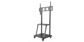 Manhattan univerzální TV vozík, Universal Heavy Duty TV Cart, 37" až 100" TV, černá