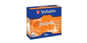 VERBATIM DVD-R (5-pack)Jewel/16x/4.7GB