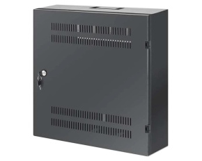 Intellinet Low-Profile 19" Cabinet, 4U Horizontal and 2U Vertical Rails, nástěnný rozvaděč, černý