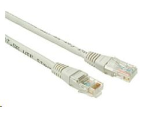 Solarix Patch kabel CAT6 UTP PVC 0,5m šedý non-snag-proof C6-155GY-0,5MB