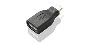 PremiumCord Adaptér USB na USB-C, černá