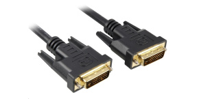 PREMIUMCORD Kabel DVI - DVI propojovací 2m (DVI-D, M/M, dual link)