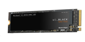 WD BLACK SSD NVMe 2TB PCIe SN750, Gen3 8 Gb/s, (R:3400, W:2900MB/s)+Chladič