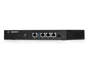 UBNT EdgeMAX EdgeRouter 4 [1GHz quad-core CPU, 1GB RAM, EdgeOS, 3 gigabitové porty + 1xSFP slot, fanless]