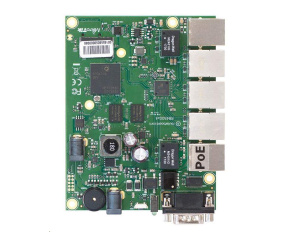 MikroTik RouterBOARD RB450Gx4, quad-core 716MHz ARM CPU, 1GB RAM, 5x LAN, vč. L5 licence