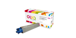 OWA Armor toner pro OKI C3300, C3400, C3450, C3600, 2500 Stran, 43459330, červená/magenta