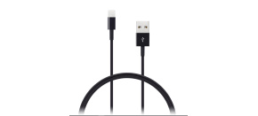 CONNECT IT Wirez Apple Lightning - USB, černý, 1m