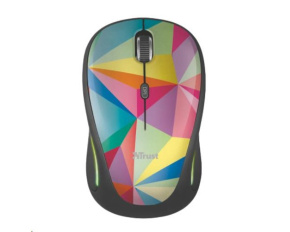 TRUST Myš Yvi Wireless Mouse USB, geometrics