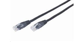 GEMBIRD kabel patchcord Cat5e UTP 1m, černý