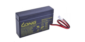 Long 12V 0,7Ah olověný akumulátor JST