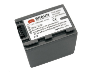 Braun akumulátor SONY NP-FP90, 2460mAh