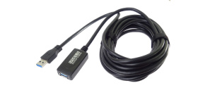 PREMIUMCORD USB 3.0 repeater a prodlužovací kabel A/M-A/F 5m