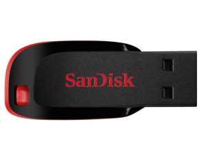 SanDisk Flash Disk 128GB Cruzer Blade, USB 2.0, černá