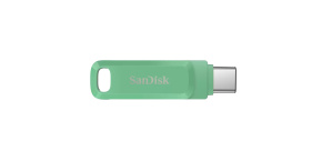 SanDisk Flash Disk 128GB Ultra Dual Drive Go, USB-C 3.2, Zelená