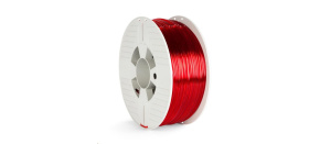 VERBATIM 3D Printer Filament PET-G 2.85mm, 123m, 1kg red transparent