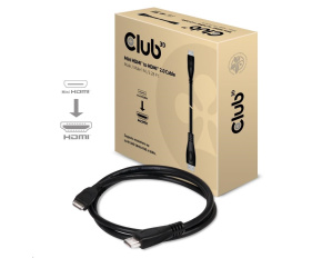 Club3D Kabel Mini HDMI na HDMI 2.0 4K60Hz UHD, (M/M), 1m