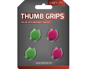 VENOM VS4917 Nintendo Switch Thumb Grips (4x) - Pink and Green