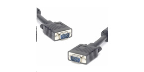 PREMIUMCORD Kabel k monitoru HQ (Coax) 2x ferrit,SVGA 15p, DDC2,3xCoax+8žil, 3m