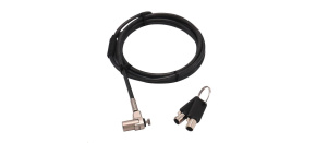 DICOTA Security Cable T-Lock Ultra Slim V2, keyed, 3x7mm slot, single