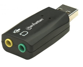 MANHATTAN Zvuková karta USB 3-D Sound Adapter