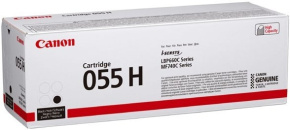 Canon TONER CRG-055H černý pro i-SENSYS LBP663Cdw, LBP664Cx, MF742Cdw, MF744Cdw (7 600 str.)