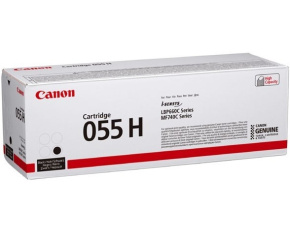 Canon TONER CRG-055H černý pro i-SENSYS LBP663Cdw, LBP664Cx, MF742Cdw, MF744Cdw (7 600 str.)