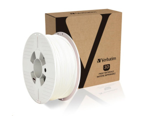 VERBATIM 3D Printer Filament PLA 1.75mm, 335m, 1kg white (OLD PN 55268)