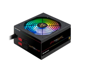 CHIEFTEC zdroj Photon Gold, GDP-650C-RGB, 650W, ATX-12V V.2.3/EPS-1alt01-202V, PS-2, 14cm RGB fan, >90%