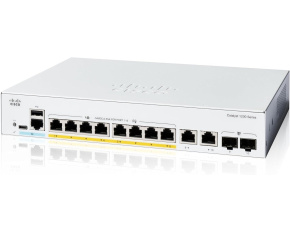 Cisco Catalyst switch C1200-8FP-2G (8xGbE,2xGbE/SFP combo,8xPoE+,120W,fanless)