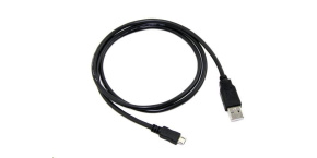 C-TECH kabel USB 2.0 AM/Micro, 0,5m, černý